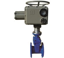 Задвижка клиновая ABRA A40 Ду125 Ру16 с эл.приводом ГЗ-А.150/24, 380В