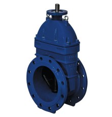 Задвижка клиновая Dendor 47GVA.MT903.M Ду100 Ру16 с обрезиненным клином, чугунная, уплотнение - EPDM, фланцевая, с электроприводом Dendor MT903.M