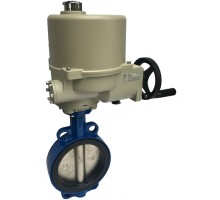 Затвор поворотный ABRA BUV-VF826D Ду32 Ру16 EPDM с эл.приводом ГЗ-ОФ-25/5.5К 380 В
