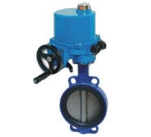 Затвор поворотный ABRA BUV-VF863D Ду40 Ру16 NBR с эл.приводом ГЗ-ОФ-25/5,5К 380 В
