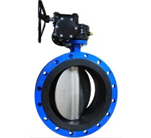 Затвор дисковый поворотный Kvant Ду250 Ру10 фланцевый EPDM чугунный