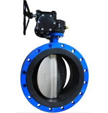 Затвор дисковый поворотный Kvant Ду350 Ру10 фланцевый EPDM чугунный