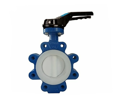 Затвор дисковый поворотный Tecofi TECFLON VP 4649R-02PTFE Ду65 Ру16 межфланцевый с резьбовыми проушинами, корпус - чугун, диск - нержавеющая сталь CF8M, футерованная PTFE, уплотнение - PTFE, с ручкой Затвор дисковый поворотный Tecofi TECFLON VP 4649R-02PTFE Ду65 Ру16 межфланцевый с резьбовыми проушинами, корпус - чугун, диск - нержавеющая сталь CF8M, футерованная PTFE, уплотнение - PTFE, с ручкой