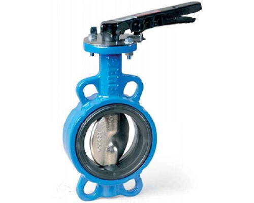 Затвор дисковый поворотный FAF 3550 Ду50 Ру10 чугунный Viton с ручкой Затвор дисковый поворотный FAF 3550 Ду50 Ру10 чугунный Viton с ручкой