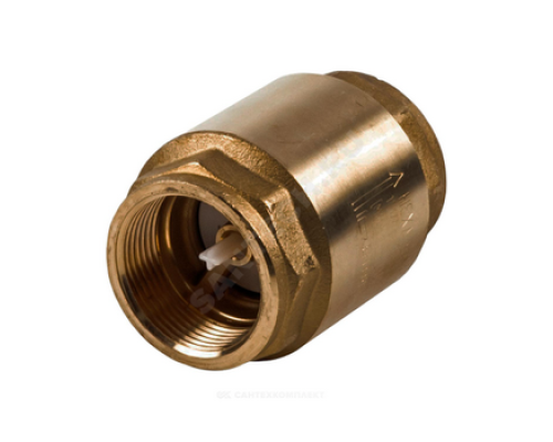 Клапан обратный латунный пружинный Danfoss NRV EF 1 1/4″ Ду32 Ру18 м/м д/пласт 065B8227 Клапан обратный латунный пружинный Danfoss NRV EF 1 1/4″ Ду32 Ру18 м/м д/пласт 065B8227