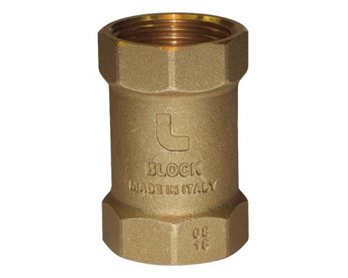 Клапан обратный пружинный Itap BLOCK 101 1 1/2″ Ду40 Ру10 резьбовой Клапан обратный пружинный Itap BLOCK 101 1 1/2″ Ду40 Ру10 резьбовой