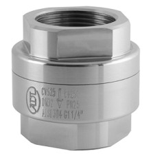 Клапан обратный CVS25 3/8″ Ду10 Ру40 из нержавеющей стали резьбовой