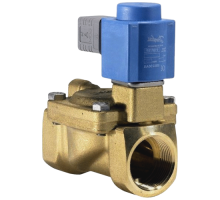 Клапан электромагнитный EV220B Danfoss Ду10 Ру30 G3/8 латунный, муфтовый, нормально закрытый, серия 6-22 (032U1241)