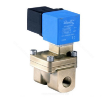 Клапан электромагнитный Danfoss EV220W 1/2″ Ду15 Ру16 латунный, муфтовый, нормально закрытый, серия 10-50, с катушкой AS230CS (042U426432)