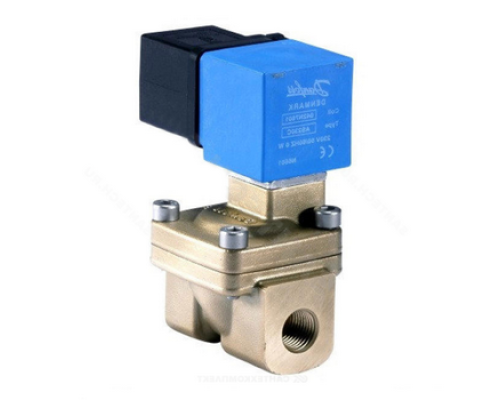 Клапан электромагнитный Danfoss EV220W 1/2″ Ду15 Ру16 латунный, муфтовый, нормально закрытый, серия 10-50, с катушкой AS230CS (042U426432) Клапан электромагнитный Danfoss EV220W 1/2″ Ду15 Ру16 латунный, муфтовый, нормально закрытый, серия 10-50, с катушкой AS230CS (042U426432)