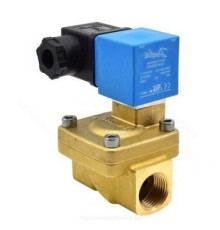 Клапан электромагнитный Danfoss EV220W 3/8″ Ду10 Ру16 латунный, муфтовый, нормально закрытый, серия 10-50, с катушкой AS024DS (042U426102)