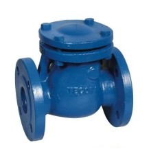 Клапан обратный Tecofi CB3240 Ду125 Ру16 подъёмный, створчатый, фланцевый, корпус — чугун