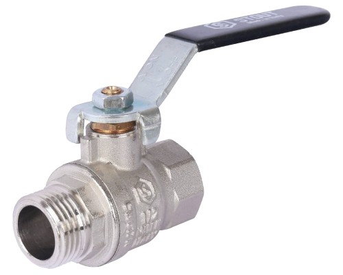 Кран шаровой STOUT SVB-0013 1/2″ Ду15 Ру40 стандартнопроходной муфтовый, латунный, внутренняя/наружная резьба, управление ручка-рычаг Кран шаровой STOUT SVB-0013 1/2″ Ду15 Ру40 стандартнопроходной муфтовый, латунный, внутренняя/наружная резьба, управление ручка-рычаг
