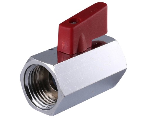 Кран шаровой STOUT SVB-0021 1/2″ Ду15 Ру10 полнопроходной муфтовый, латунный, внутренняя/внутренняя резьба, управление ручка-флажок Кран шаровой STOUT SVB-0021 1/2″ Ду15 Ру10 полнопроходной муфтовый, латунный, внутренняя/внутренняя резьба, управление ручка-флажок