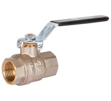 Кран шаровой STOUT SVB-0001 1/2″ Ду15 Ру50 полнопроходной муфтовый, латунный, внутренняя/внутренняя резьба, управление ручка-рычаг