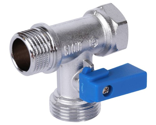 Кран шаровой STOUT SVB-0124 1/2″х3/4″х1/2″ Ду15x20x15 Ру10 стандартнопроходной муфтовый для бытовой техники, латунный, внутренняя/наружная резьба, управление ручка-флажок Кран шаровой STOUT SVB-0124 1/2″х3/4″х1/2″ Ду15x20x15 Ру10 стандартнопроходной муфтовый для бытовой техники, латунный, внутренняя/наружная резьба, управление ручка-флажок