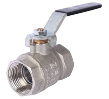 Кран шаровой STOUT SVB-0011 3/4″ Ду20 Ру40 стандартнопроходной муфтовый, латунный, внутренняя/внутренняя резьба, управление ручка-рычаг