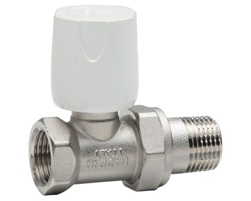 Кран шаровой LUXOR easy RD 101 1/2'' Ду15 Ру10 регулирующий линейный полнопроходной, латунный, внутренняя/наружная резьба, управление ручка-маховик Кран шаровой LUXOR easy RD 101 1/2'' Ду15 Ру10 регулирующий линейный полнопроходной, латунный, внутренняя/наружная резьба, управление ручка-маховик