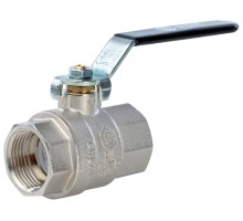 Кран шаровой STOUT SVB-0001 3/4″ Ду20 Ру50 полнопроходной муфтовый, латунный, внутренняя/внутренняя резьба, управление ручка-рычаг