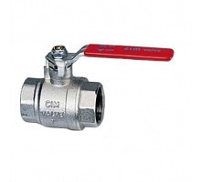 Кран шаровой Cimberio CIM 14M 1/2″ Ду15 Ру25, серия Т14, полнопроходной, внутренняя/внутренняя резьба, управление ручка-рычаг