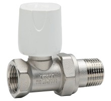 Кран шаровой LUXOR easy RD 101 3/4'' Ду20 Ру10 регулирующий линейный полнопроходной, латунный, внутренняя/наружная резьба, управление ручка-маховик