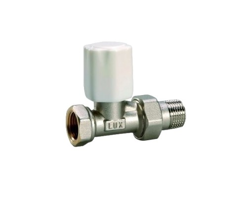 Кран шаровой LUXOR RD 01 3/4'' Ду20 Ру10 регулирующий линейный полнопроходной, латунный, внутренняя/наружная резьба, управление ручка-маховик Кран шаровой LUXOR RD 01 3/4'' Ду20 Ру10 регулирующий линейный полнопроходной, латунный, внутренняя/наружная резьба, управление ручка-маховик