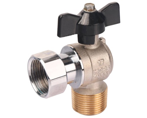 Кран шаровой STOUT SVB-0010 3/4″х3/4″ Ду20x20 Ру20 стандартнопроходной муфтовый, латунный, наружная резьба/накидная гайка, управление ручка-бабочка Кран шаровой STOUT SVB-0010 3/4″х3/4″ Ду20x20 Ру20 стандартнопроходной муфтовый, латунный, наружная резьба/накидная гайка, управление ручка-бабочка