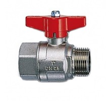 Кран шаровой Cimberio CIM 301/12 1/2″ Ду15 Ру80 серия  Т12, полнопроходной, внутренняя/наружная резьба, управление ручка-бабочка