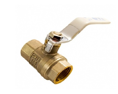 Кран шаровой STI 1/2″ Ду15 Ру40 муфтовый (муфта-муфта) полнопроходной, рычаг, корпус-латунь Кран шаровой STI 1/2″ Ду15 Ру40 муфтовый (муфта-муфта) полнопроходной, рычаг, корпус-латунь