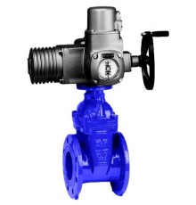 Задвижка AVK 06/30 клиновая фланцевая короткая, с электроприводом AUMA norm DN600 PN10